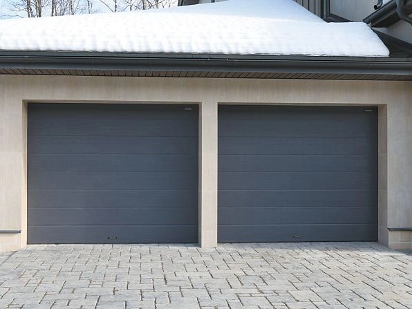 Секционные ворота 2500х2250 мм антрацитовые DoorHan rsd02, balakovo.doorhan.ru